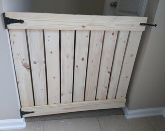Baby gate, Dog gate, Barn door gate, Farmhouse style gate, Rustic