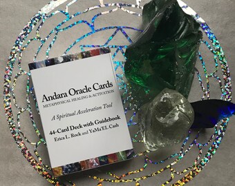 Andara Oracle Cards with amazing Andara Crystal