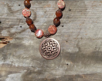 Chasity Necklace and Earrings