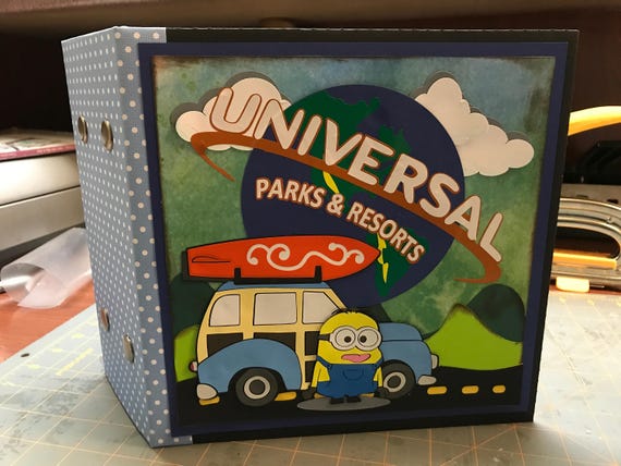 Universal Studios Vacation Scrapbook SVG Files PDF & Video