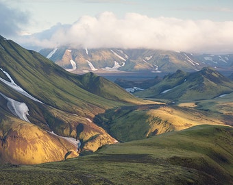 Volcanic landscape in Iceland