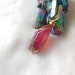 Ruby Aura Quartz Crystal Pendant - Quartz Crystal - Angel Aura - Wire Wrapped Pendant - Healing Crystal - Jewelry Supplies - Red