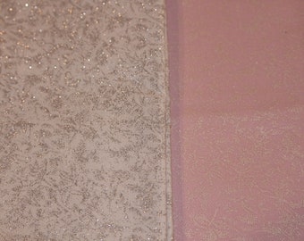 Michael Miller Pink and White Fairy Frost Fabric Bundle