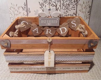 Wedding Card Box, Rustic Card Box, Wedding Card Holder, Rustic Wedding Decor,Custom Card Box, Wood Card Box, Wedding Advice Box, Card Holder
