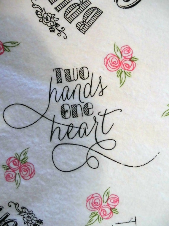 Items similar to Fabric Wedding For the Bride and Groom Sewing/quilting