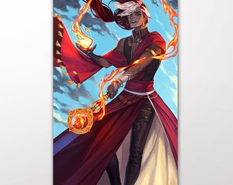 Knight of Wands (11"x19")