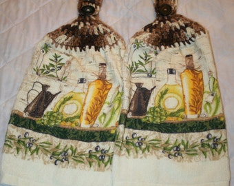 Pair of kitchen hand towels