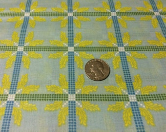 VOILE: Anna Maria Horner VAH04 Four Square in Sea- One Yard Cut