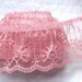 Ruffle Lace Trim 2 inch wide dusty rose price per yard