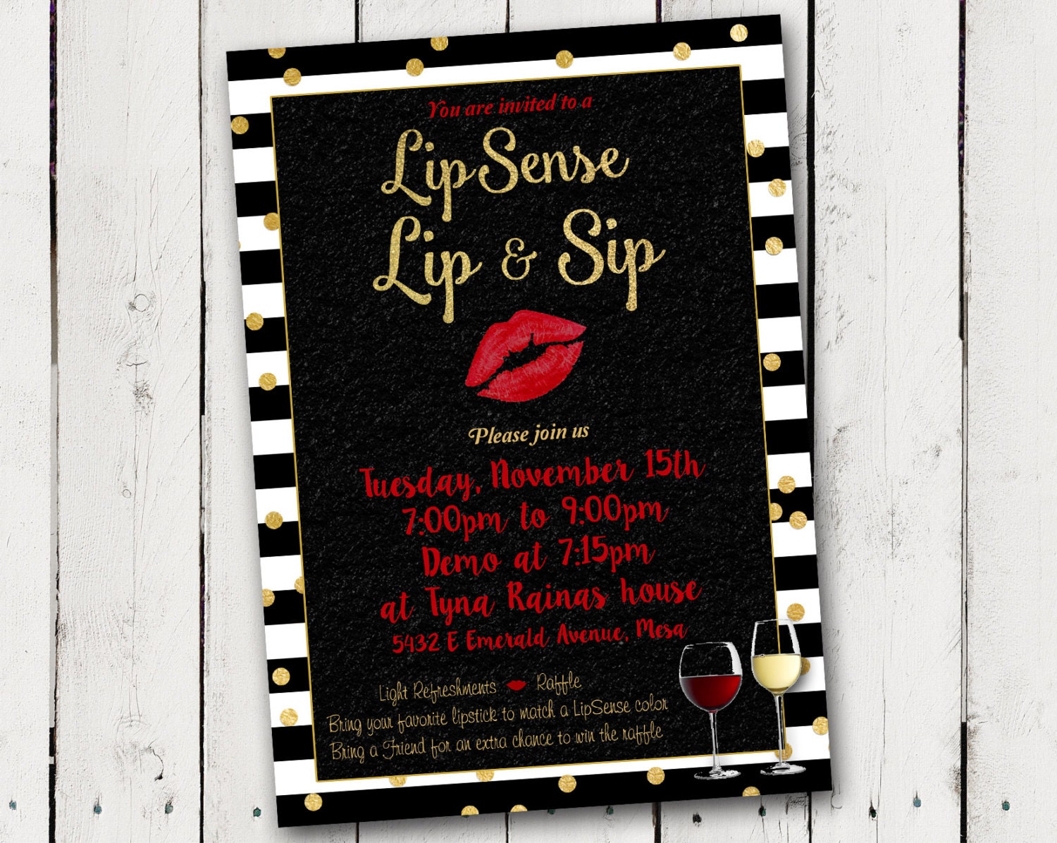 Lip And Sip Invitation 1