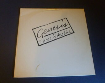On Sale! Genesis Three Sides Live Vinyl Record LP SD2-2000 Double Album Atlantic Records 1982