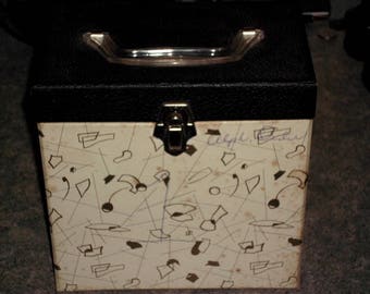 Vintage 45 RPM Record Case - Vinyl Storage