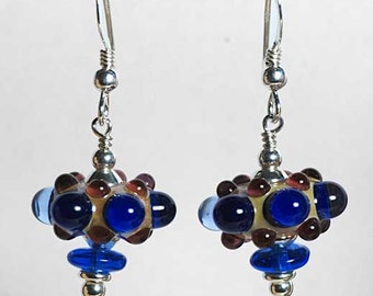 Lampwork Glass Bead Earrings