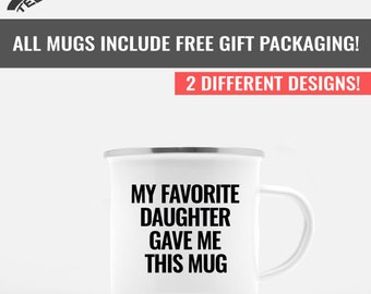 Dad Daughter Mug, Dad Mug, Father Daughter Mugs, Funny Dad Mug, Father's Day Gift, Dad Gift From Daughter, Dad Coffee Mug, Dad Camp Mug