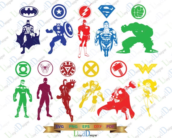 Download Superheroes SVG Marvel SVG Superhero logo SVG Justice league