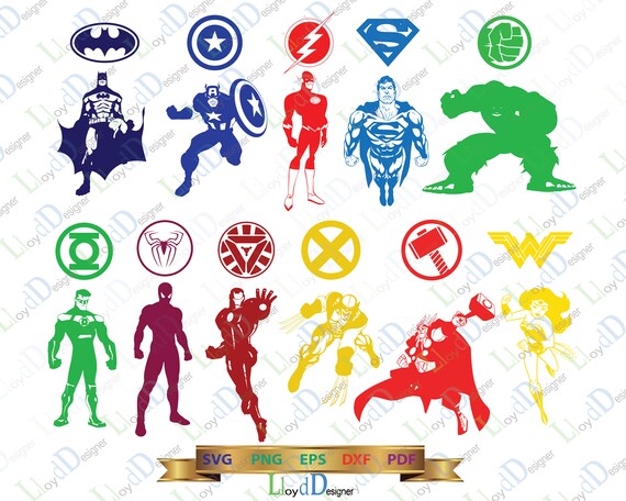 Download Superheroes SVG Marvel SVG Superhero logo SVG Justice league