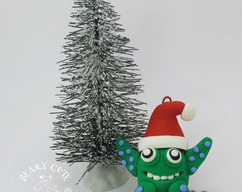 Monster Christmas ornament, Personalized monster ornament