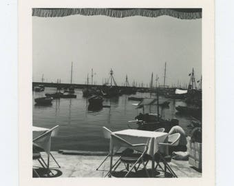 Vintage Snapshot Photo: Harbor, c1960s (712626)