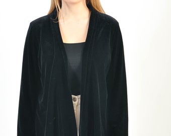 Vintage 90s velvet kimono, jacket