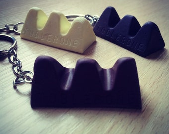 Chocolate Toblerone Keychains