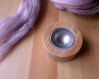 Spindle bowl Spinning support bowl Wooden