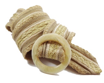 Woven Vintage Wrap Belt with Buckle