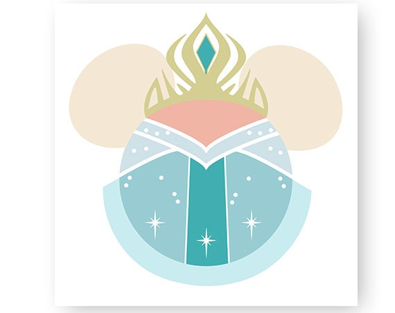 Disney Elsa Frozen Princess Icon Minnie Icon Mickey