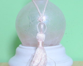 Vintage Silvestri Mouth Blown Glass Perfume Bottle Music Box Laras Theme