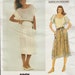 Vogue 2952 / Vintage Designer Sewing Pattern By Adri / Wrap Skirt Blouse Pullover Top/ Size 14 Bust 36