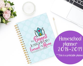 Homeschool Planner Printable School Planner Mom Teacher