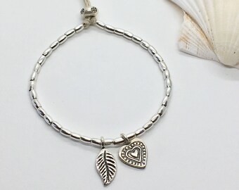silver hill tribe bracelet, bohemian jewelry, gift for her