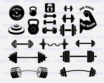 Barbell svg - Dumbell svg - Barbell, Dumbell vector-Barbell, Dumbell Silhouette digital clipart files download svg, png, eps, jpg