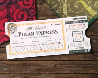 Polar Express 2018 Train Ticket (INSTANT Digital Download)