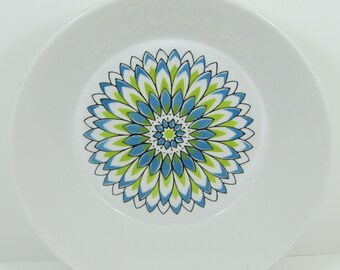 Mikasa Japan Duplex Granada by Ben Seibel Vegetable Serving Bowl, Rare & Collectible Pattern, Mid Century Modern Mod Flower Power