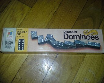 1970s milton bradley dominoes dragon
