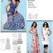 Burda Young 7547 Plus Size 16-28 Misses Dresses in 2 Lengths Sewing Pattern / Uncut/FF