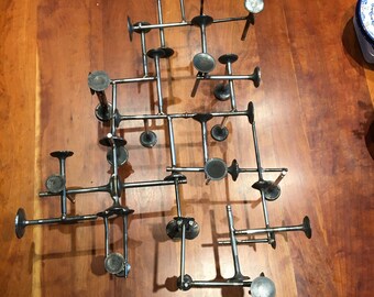 Brutalist Style Engine Valve Wall Hanging Art