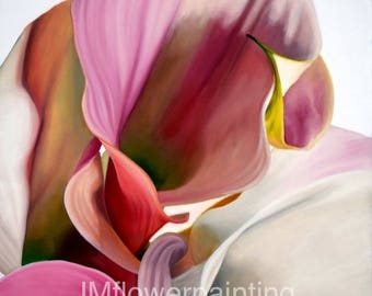 Pink Calla lily Flower Print