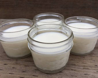 Jasmine Lemongrass Natural Deodorant Cream - Homemade Deodorant - Aluminum Free Deodorant - Vegan Deodorant - Pit Paste - 4-oz. Mason Jar