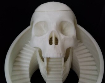 Glow in the Dark Three Path Skull Dice Tower
