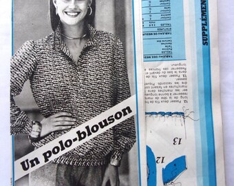 vintage POLO jacket REF women sewing pattern. 40
