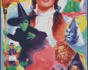 WIZARD OF OZ cross stitch pattern No.32