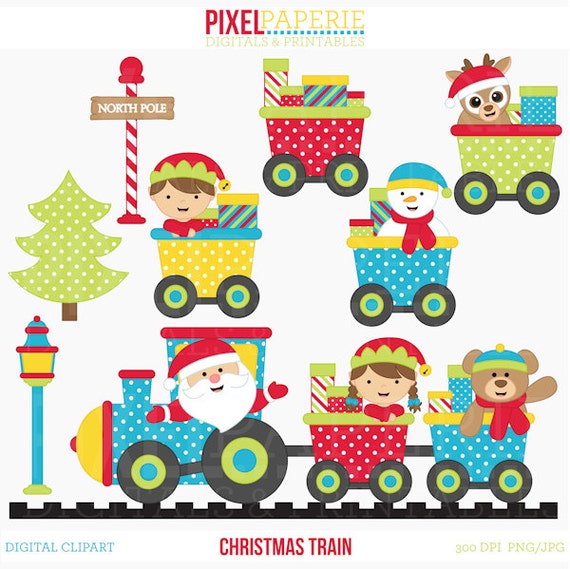 christmas clipart train clip art santa Christmas Train