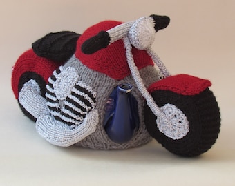 Motorbike Tea Cosy Knitting Pattern