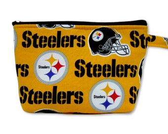 Pittsburgh Steelers Makeup Bag