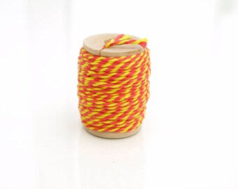 Reel of Red/Yellow Baker's Twine