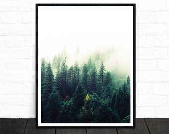 Forest Print, Nature Prints, Forest Photography, Forest Wall Art, Woodland Prints, Forest Nursery Decor, Printable Art, Wilderness Poster