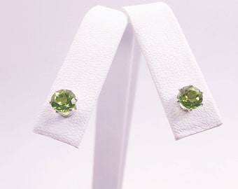 Sterling Silver Peridot Earrings