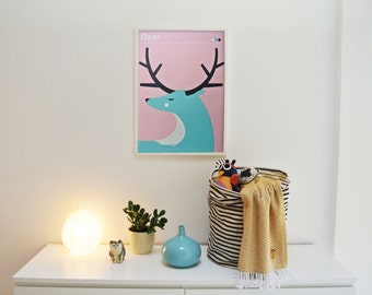 DEER | screen print poster | limited of 40