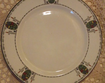 Early Syracuse China Rosemont Pattern Plate